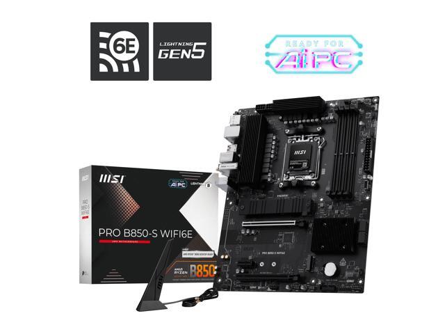 Motherboard CPU Memory Combo    MSI PRO B850 S MB   AMD Ryzen 5 9600X CPU   Team Group 16GB  2 x 8GB  Memory