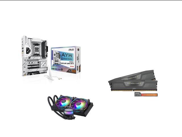 Combo de memoria para placa base ASUS X870 AYW GAMING WIFI con Corsair CMK32GX5M2F6000Z36 + Cooler Master AIO con compra