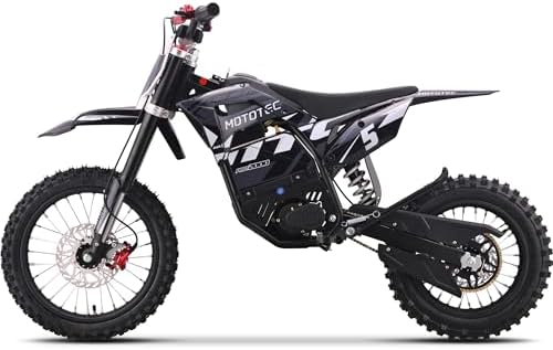 MotoTec 60v 2000w Pro Electric Dirt Bike Lithium Grey