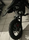 MotoTec KOOZ 2000W Electric Dirt Bike Black  Rear Suspension  Disc Brakes  14in