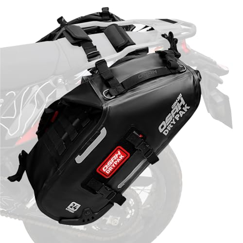 Motorcycle Saddle Bags  Waterproof Durable Saddlebags 48L 24L 2   Large Capacity Anti Vibration Pannier Bags  Ideal Luggage Bag for Adventure and Sport Motorcycle Racks  1 Pair