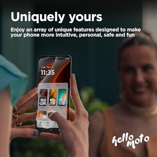 Motorola Edge 50 Pro 5G  International Version  XT2403 2    512GB Storage   12GB RAM Dual SIM  Nano  eSIM  GSM Unlocked Android 14 Smartphone  Black Beauty   Vegan Leather 
