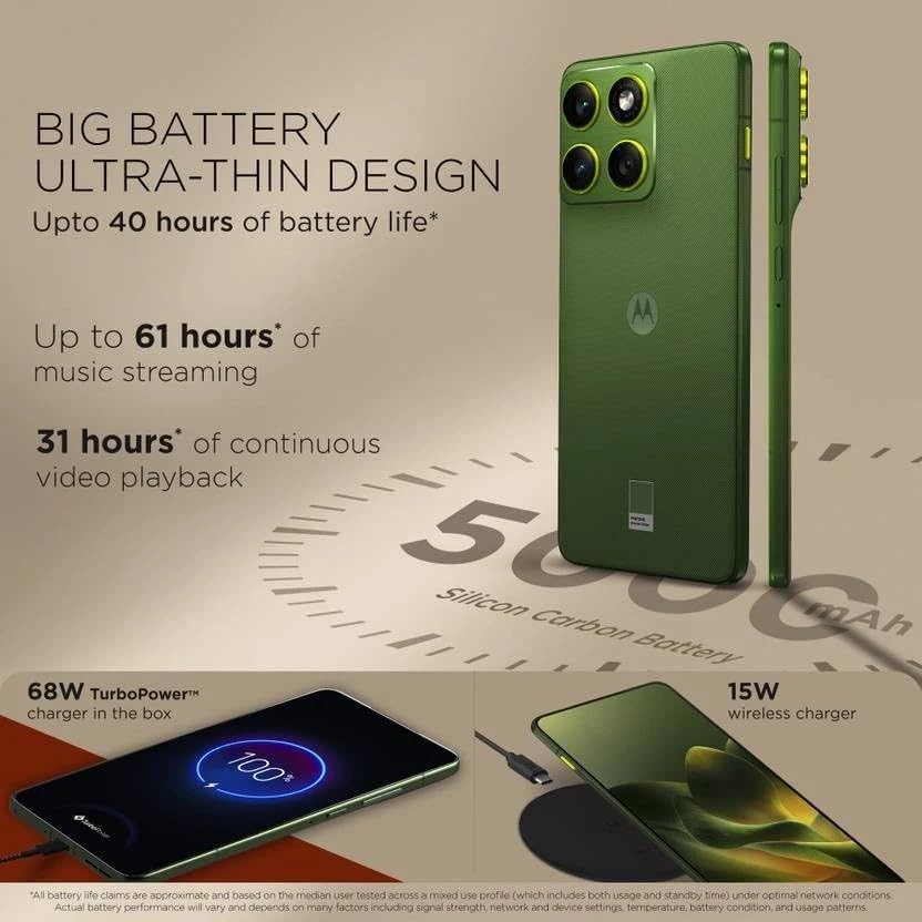 Motorola Moto Edge 70 5G Ai  Compatible with Tmobile Mint Tello & Global   512GB 12GB  NFC 50MP 4K Triple Cam Dual Sim 6 67 Curved XT2601 3 Latino American Version  Gadget Gray 