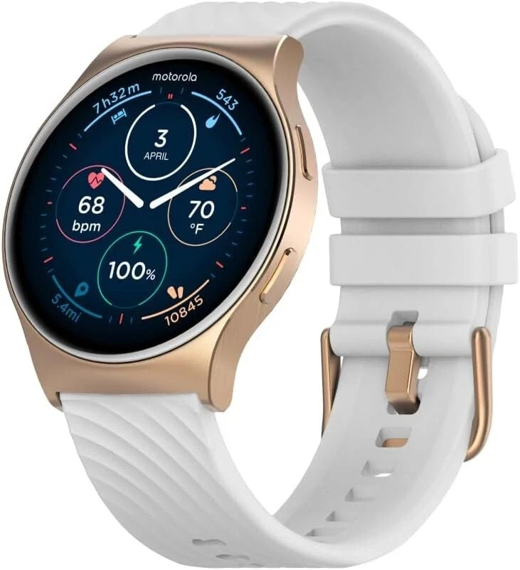 Motorola Moto Watch 120 36 3mm Smartwatch W/ Heart Rate Monitor ROSE GOLD