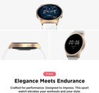 Motorola Moto Watch 120 36 3mm Smartwatch W/ Heart Rate Monitor ROSE GOLD