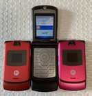 Motorola RAZR V3 Flip Bluetooth MP4 video Unlocked GSM Mobile Phone  8 Colors 