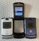 Motorola RAZR V3 Flip Bluetooth MP4 video Unlocked GSM Mobile Phone  8 Colors 