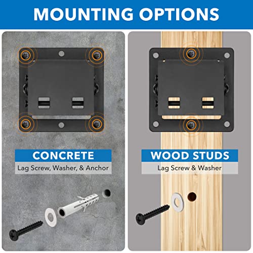 Mount It  Small TV Wall Mount with Quick Release   Fits 13 32 Inch Screens   Low Profile Slim Design   Tilting VESA Wall Mount 75x75 & 100x100   RV & Office Compatible   30lb Capacity