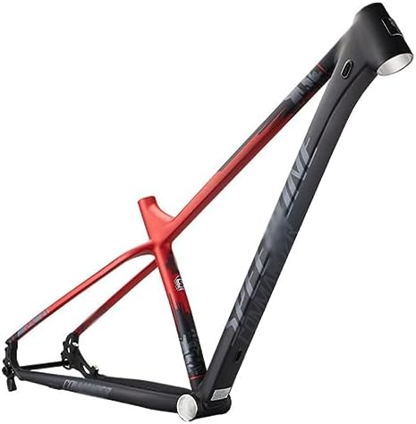 Mountain Bike Frame 29er Hardtail XC Bike Frame S/M/L Aluminum Alloy Thru Axle Frame 12   142mm Disc Brake Internal Routing Racing Frame Red M/Medium 
