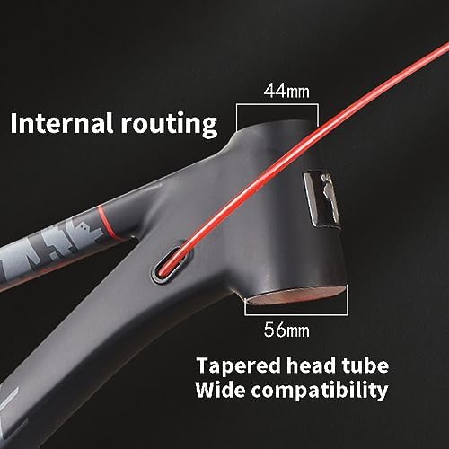 Mountain Bike Frame 29er Hardtail XC Bike Frame S/M/L Aluminum Alloy Thru Axle Frame 12   142mm Disc Brake Internal Routing Racing Frame Red M/Medium 