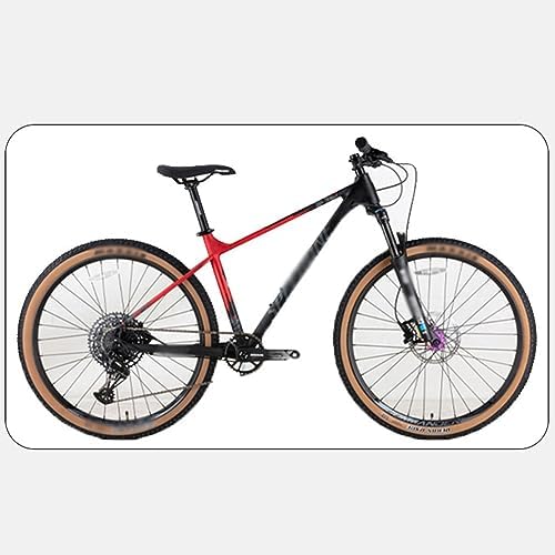 Mountain Bike Frame 29er Hardtail XC Bike Frame S/M/L Aluminum Alloy Thru Axle Frame 12   142mm Disc Brake Internal Routing Racing Frame Red M/Medium 