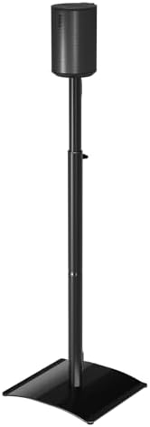 Mounting Dream Speaker Stand for Sonos Era 100  One  One SL  Play 1  Height Adjustable 32 5  42  Single Surround Sound Speaker Stand with Cable Management  13 2 LBS Loading MD5411