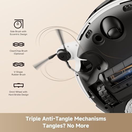 Mova P10 Pro Ultra Gen 2 Robot Vacuum and Mop  26 000Pa Suaction  212 F Hot Water Auto Mop Washing  1 Hour Hot Air Drying  Extenable Mop  All in One Dock  Triple Anti Tangle System for Home
