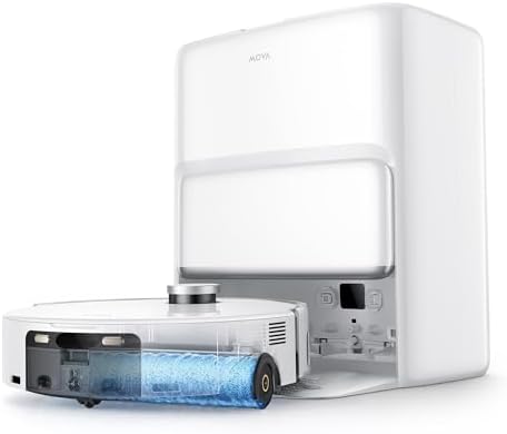 Mova Z60 Ultra Roller Complete Robot Vacuum and Mop  28 000Pa Suction  3 14in Obstacle Crossing  AutoShield for Carpet Protection  Zero Tangling Duobrush  Extendable Roller & Side Brush