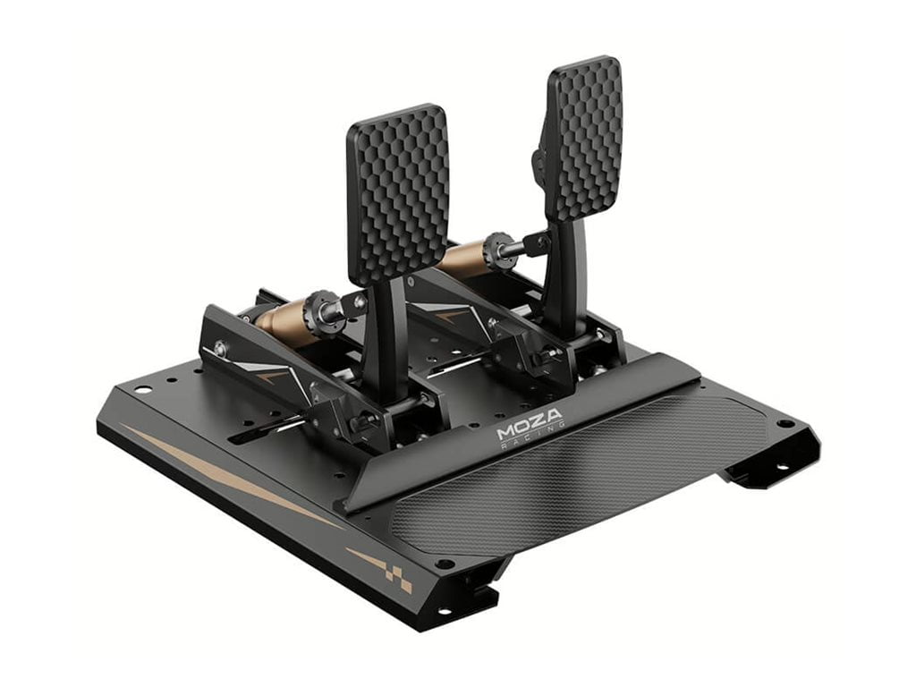 Moza Racing CRP2   Pedals   wired   black  gold   for PC  Microsoft Xbox