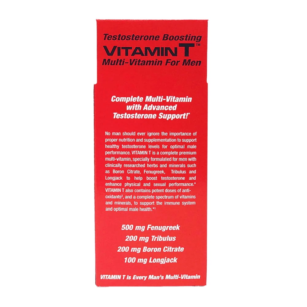 MuscleMeds Vitamin T  Testosterone Boosting Multi Vitamin For Men  90 Tablets