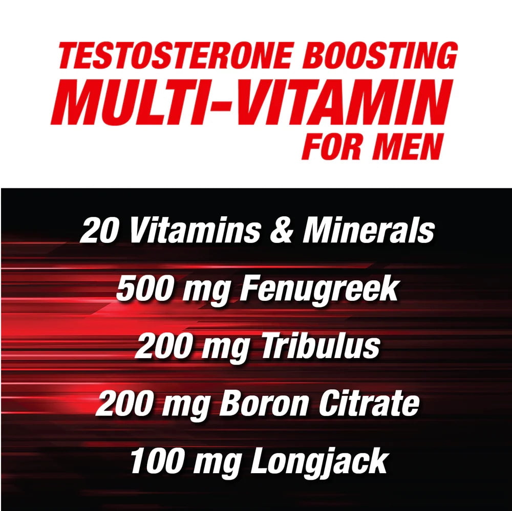 MuscleMeds Vitamin T  Testosterone Boosting Multi Vitamin For Men  90 Tablets