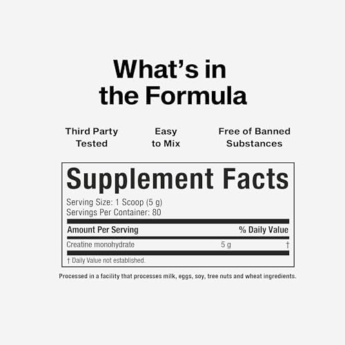 MuscleTech Creatine Monohydrate Powder  Platinum Pure   Unflavored Micronized Creatine for Men & Women   Workout Supplements for Performance  Muscle Recovery & Builder  80 Servings  Packaging May Vary