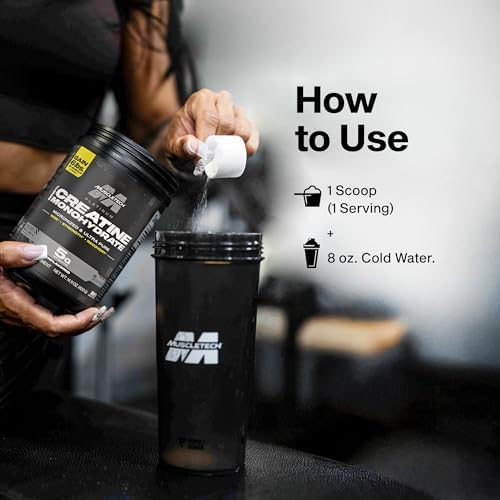 MuscleTech Creatine Monohydrate Powder  Platinum Pure   Unflavored Micronized Creatine for Men & Women   Workout Supplements for Performance  Muscle Recovery & Builder  80 Servings  Packaging May Vary