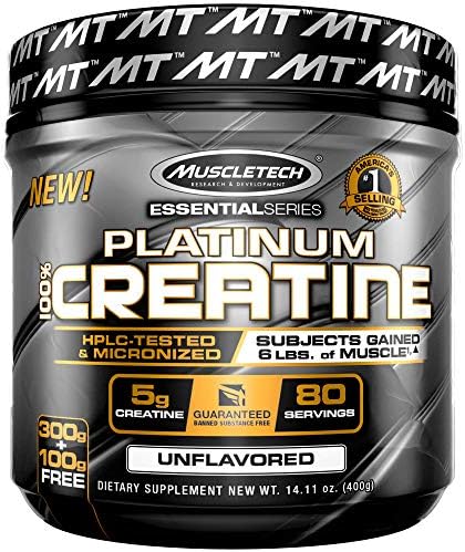 MuscleTech Creatine Monohydrate Powder Platinum Pure Micronized Muscle Recovery   Builder & owder 100  Pure L Glutamine Powder