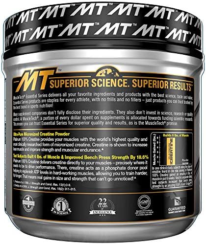 MuscleTech Creatine Monohydrate Powder Platinum Pure Micronized Muscle Recovery   Builder & owder 100  Pure L Glutamine Powder