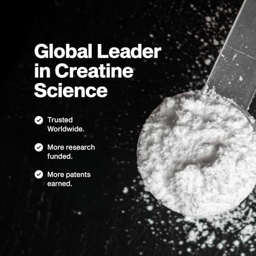 MuscleTech Platinum - Monohidrato de creatina en polvo, micronizada para recuperación muscular y aumentar la musculatura en hombres o mujeres, suplemento de entrenamiento, sin sabor (80 dosis)