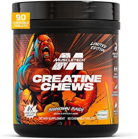 MuscleTech Platinum - Monohidrato de creatina en polvo, micronizada para recuperación muscular y aumentar la musculatura en hombres o mujeres, suplemento de entrenamiento, sin sabor (80 dosis)