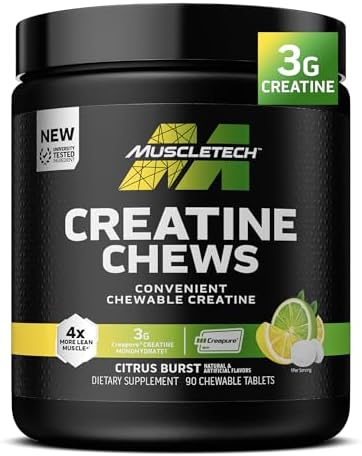 MuscleTech Platinum - Monohidrato de creatina en polvo, micronizada para recuperación muscular y aumentar la musculatura en hombres o mujeres, suplemento de entrenamiento, sin sabor (80 dosis)