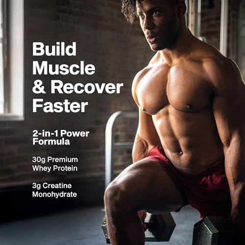 Muscletech Whey Protein Powder  Strawberry  4 Pound    Nitro Tech Ultimate Muscle Building Formula with Whey Protein Isolate   30g of Protein  3g of Creatine & 6 8g of BCAA   Packaging May Vary