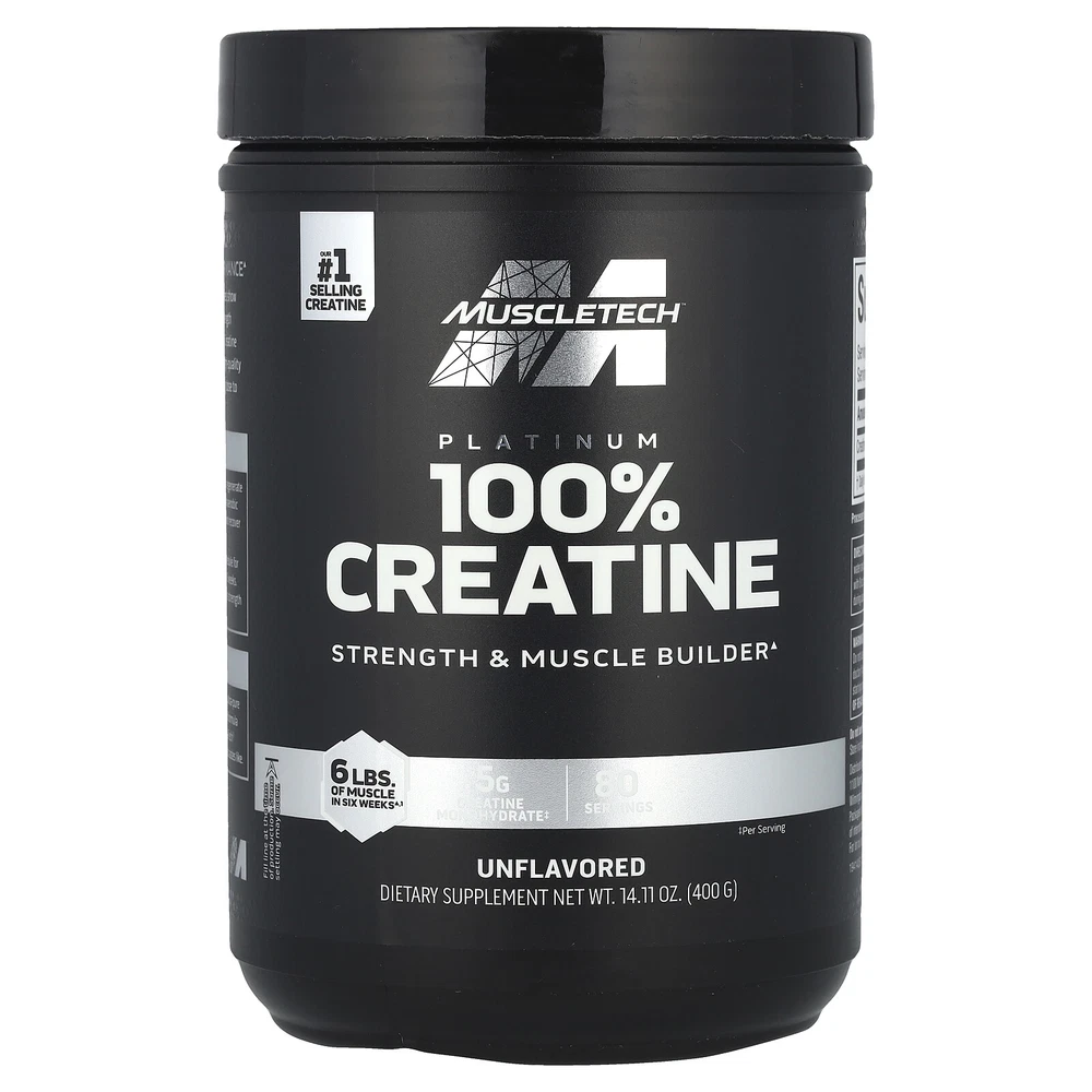 Muscletech  Essential Series  Platinum 100  Creatine  Unflavored  14 11 oz