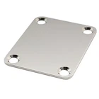 Musiclily Pro Nickel 4 Bolt Steel Neck Plate For Stratocaster Telecaster Guitar