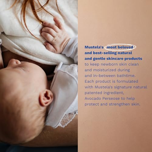 Mustela Newborn Arrival Gift Set   Baby Skincare & Bath Time Essentials   Natural & Plant Based   5 Items Set