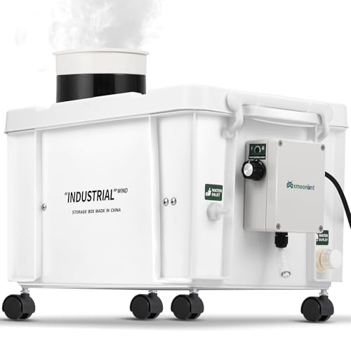 Mxmoonant 10kg/H Ultrasonic Mist Maker DIY Humidifier Kit  Adjustable Mist Volume   Automatic Water Filling   Humidity Controller Cool Mist Humidifier for Mushroom Growing  Greenhouses 110V