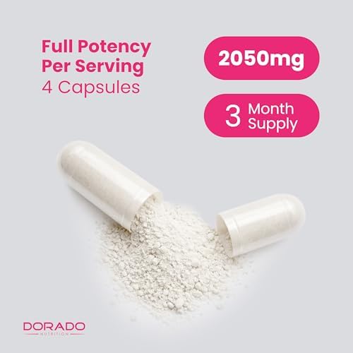Myo Inositol & D Chiro Inositol Supplement For Women  360 Capsules  2050mg Per Serving Ideal 40 1 Ratio Myo Inositol  Hormone Balance for Women   Third Party Tested  Vegan Safe & USA Made   360 Count