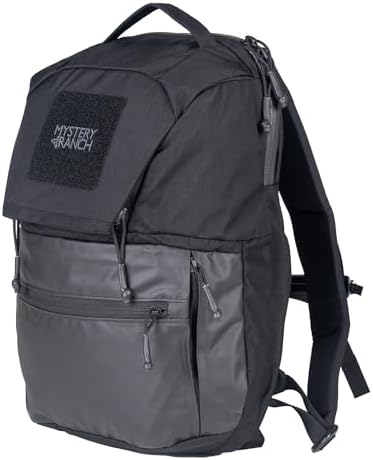 Mystery Ranch Rip Ruck 24 Backpack   Durable Day Bag with Magnetic Zip Lid  Molded Back Panel & Padded Laptop Sleeve   Black