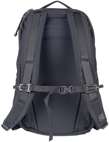 Mystery Ranch Rip Ruck 24 Backpack   Durable Day Bag with Magnetic Zip Lid  Molded Back Panel & Padded Laptop Sleeve   Black