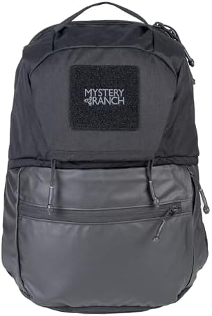 Mystery Ranch Rip Ruck 24 Backpack   Durable Day Bag with Magnetic Zip Lid  Molded Back Panel & Padded Laptop Sleeve   Black