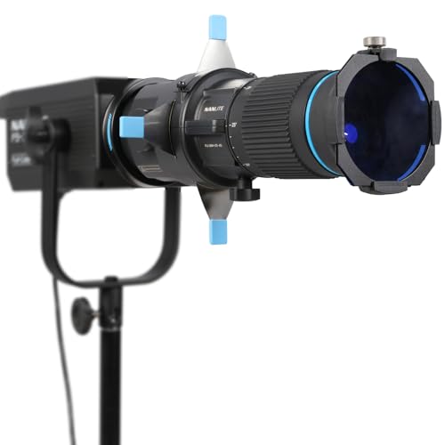 NANLITE Bowens Mount Projection Attachment 25  45  Optical Snoot Photography Kit Lens Modifier for Aputure Amaran 100DS/XS 200XS/DS 300C/DII/X 60D/XS Godox SL60 Nanlite Forza/FC/FS Series Light