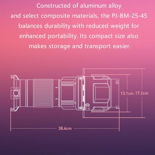 NANLITE Bowens Mount Projection Attachment 25  45  Optical Snoot Photography Kit Lens Modifier for Aputure Amaran 100DS/XS 200XS/DS 300C/DII/X 60D/XS Godox SL60 Nanlite Forza/FC/FS Series Light