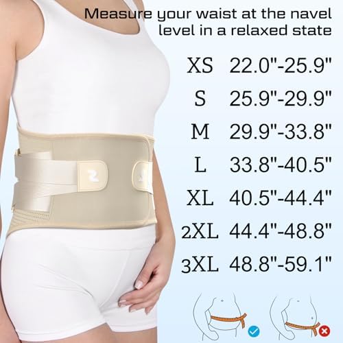 NEENCA Soporte de espalda para aliviar el dolor de espalda baja con sistema de apoyo biónico, cinturón de soporte lumbar para mujeres y hombres con almohadilla lumbar, tela de punto 3D suave y
