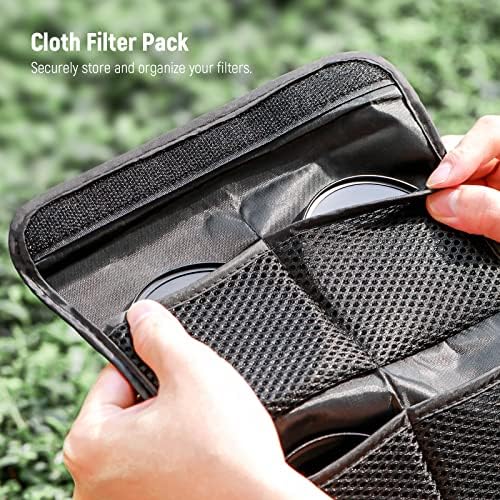 NEEWER 67mm Lens Filter Kit  UV  CPL  FLD  ND2  ND4  ND8  Lens Hood and Lens Cap Compatible with Canon Nikon Sony Panasonic DSLR Cameras with 67mm Lens