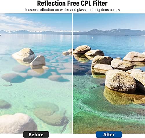 NEEWER 67mm Lens Filter Kit  UV  CPL  FLD  ND2  ND4  ND8  Lens Hood and Lens Cap Compatible with Canon Nikon Sony Panasonic DSLR Cameras with 67mm Lens