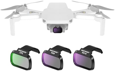 NEEWER 6 Pack ND Filter Set Compatible with DJI Mini 4K/2/Mavic/SE/2 SE  Drone Lens Accessories  Snap On CPL UV Neutral Density Filters ND4/ND8/ND16/ND32  Multi Coated HD Glass Gimbal Safe  FL B31