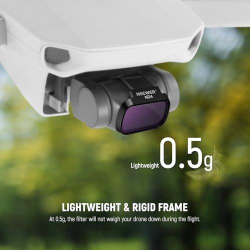 NEEWER 6 Pack ND Filter Set Compatible with DJI Mini 4K/2/Mavic/SE/2 SE  Drone Lens Accessories  Snap On CPL UV Neutral Density Filters ND4/ND8/ND16/ND32  Multi Coated HD Glass Gimbal Safe  FL B31