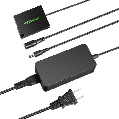 NEEWER NP W126/NP W126S Replacement Dummy Battery Charger Kit  AC Power Supply Adapter and DC Coupler Compatible with FUJIFLIM X100VI X T30 II X S10 X T200 X100F X100V X A5 X E4 X Pro3 X T3 X T20
