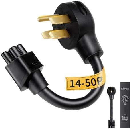 NEMA 14 50 Adapter for Tesla Gen 2 Mobile Connector  240V 32A Heavy Duty Charging Plug  Fast Level 2 Charger Adapter for Tesla Model 3  S  X  Y   Safe and Durable  14 50P 
