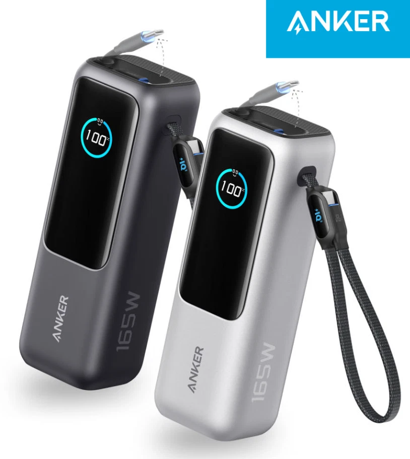 Nuevo Power Bank Anker de 25.000 mAh y 165 W con carga rápida USB-C (A1695). Sin aranceles en EE. UU.