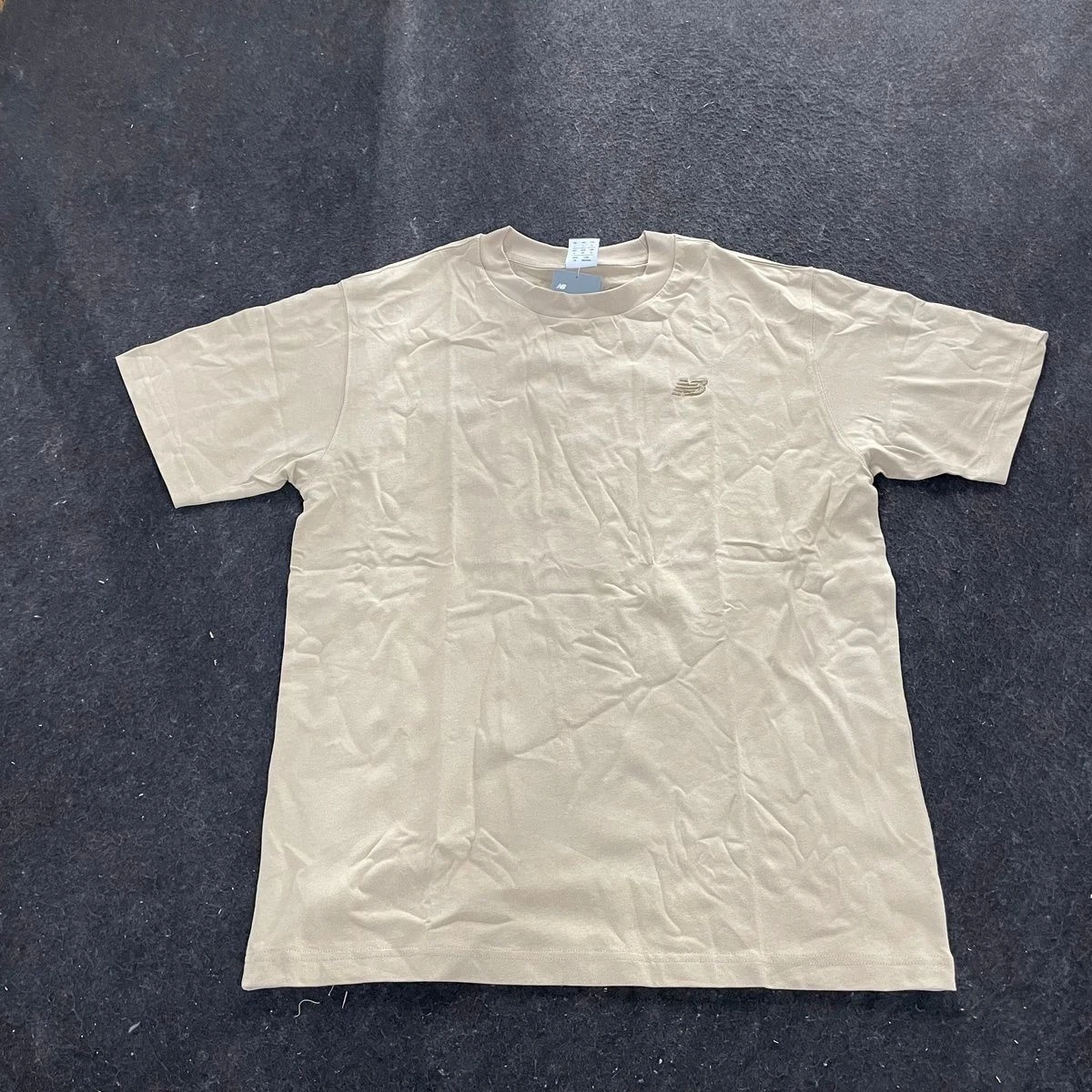 NEW BALANCE Athletics Cotton T Shirt Men s Size L Stoneware