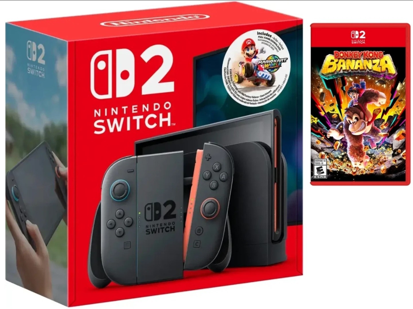 NUEVA consola de juegos Nintendo Switch 2 con Donkey Kong Bananza
