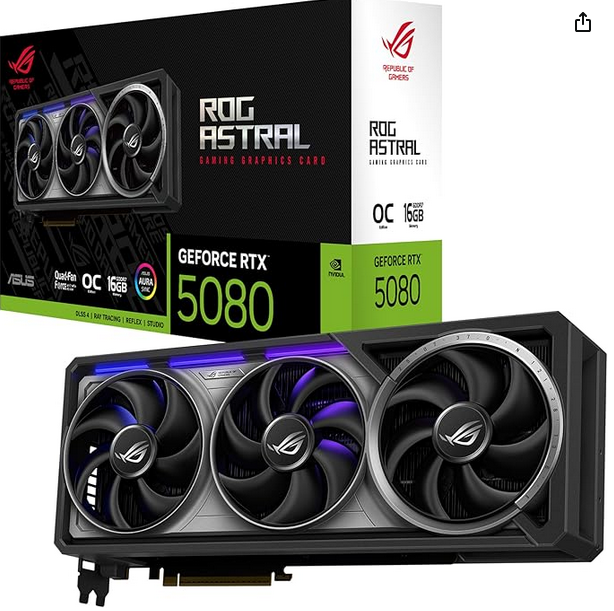 NEW SEALED ASUS ROG Astral GeForce RTX 5080 OC 16GB GDDR7